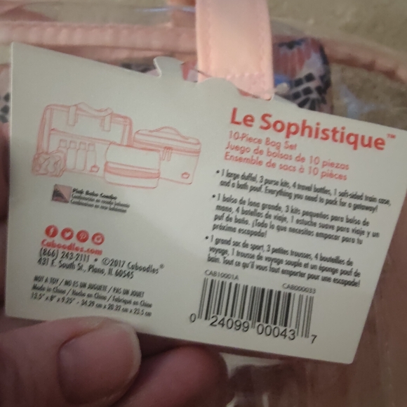 Nwt Caboodles 10 Piece Bag Set - Picture 3 of 8